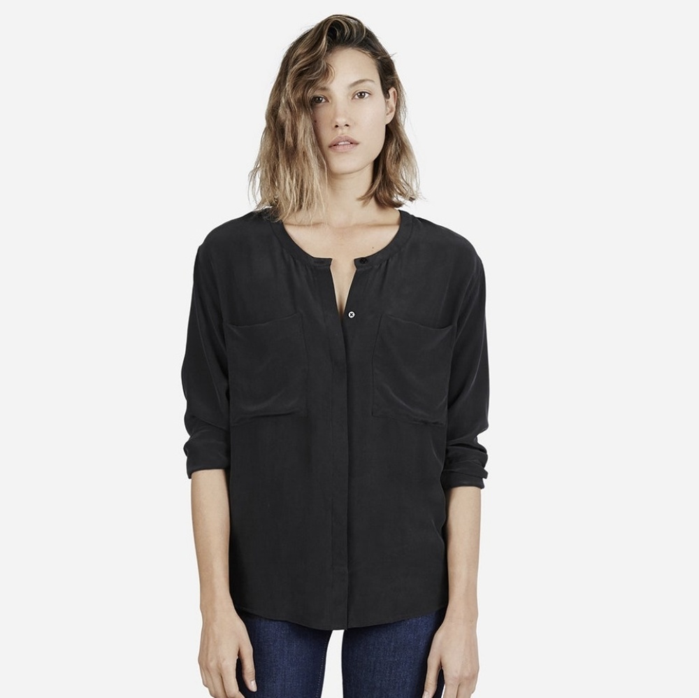 Everlane "The Silk Pocket" Blouse- Great Condition